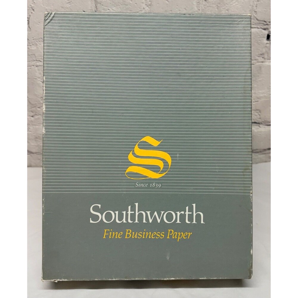 Southworth 409C  Onionskin Typing Paper 25% Cotton 9lb Cockle Finish